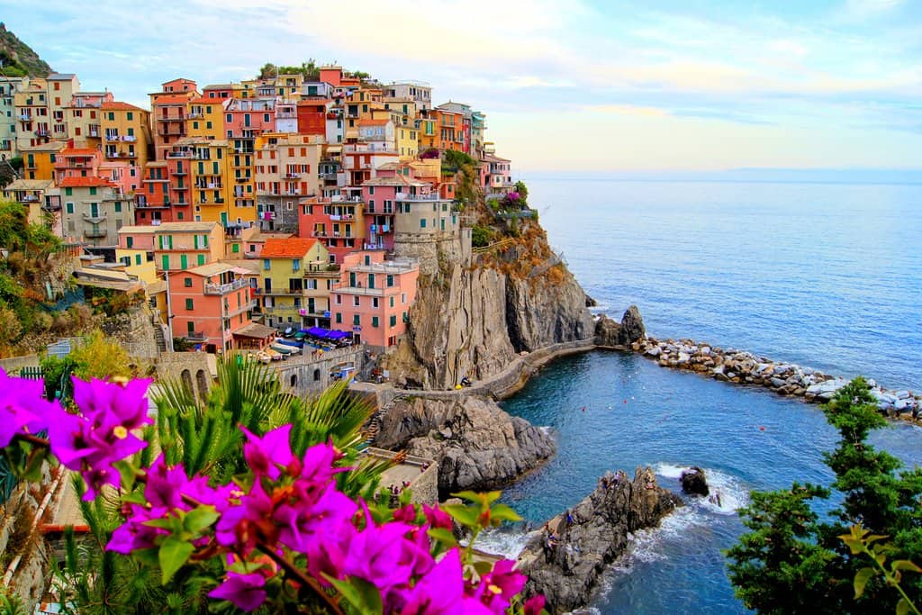 The colourful buildings of Cinque Terre, Italy